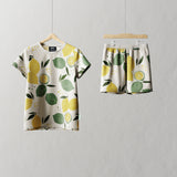Kinderen Shortie PJ Set Citroenen