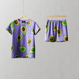 Kinderen Shortie PJ Set Avocado