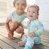 PJ voor kinderen Shortie Set Zeeschelp