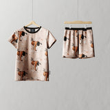 Kinderen Shortie PJ-set Safari