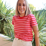 Organic Cotton Breastfeeding T-Shirt Candy Stripes