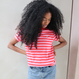 Organic Cotton Breastfeeding T-Shirt Candy Stripes