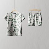 Kinderen Shortie PJ-set Greenery