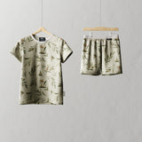 Kinderen Shortie PJ Set Olijven