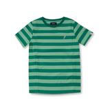 Organic Cotton Breastfeeding T-Shirt Green Stripes