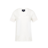 Borstvoeding T-shirt V-hals Wit
